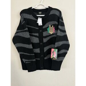 Wicked Paul Tazewell Sweater S Black & Gray. Button‎ Up. NWT
